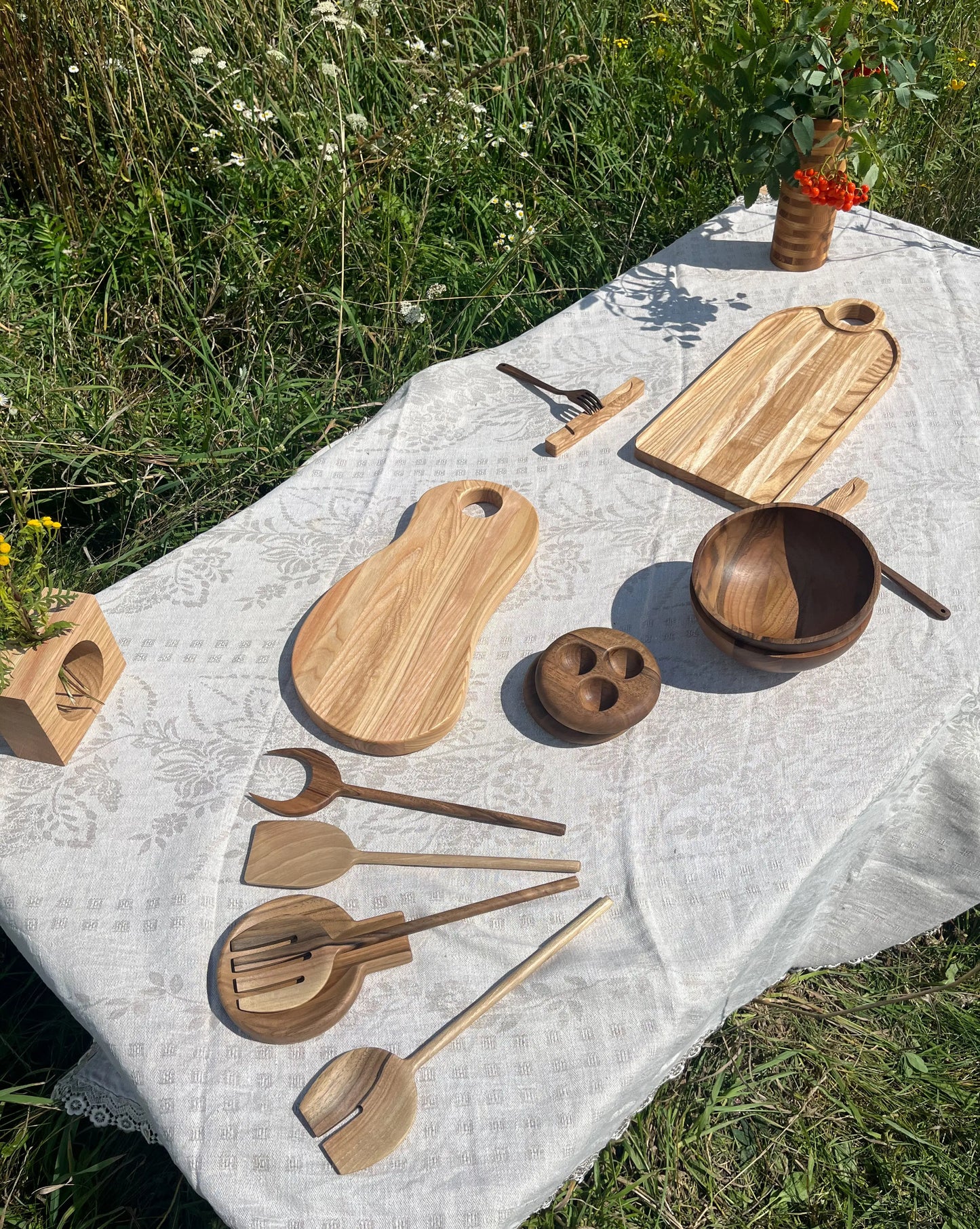 Q60 - La planche de service en bois de frêne Que du Bois Atelier