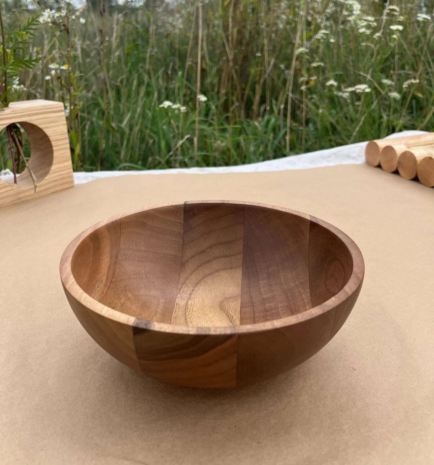 Que001- saladier en bois de noyer Que du Bois Atelier