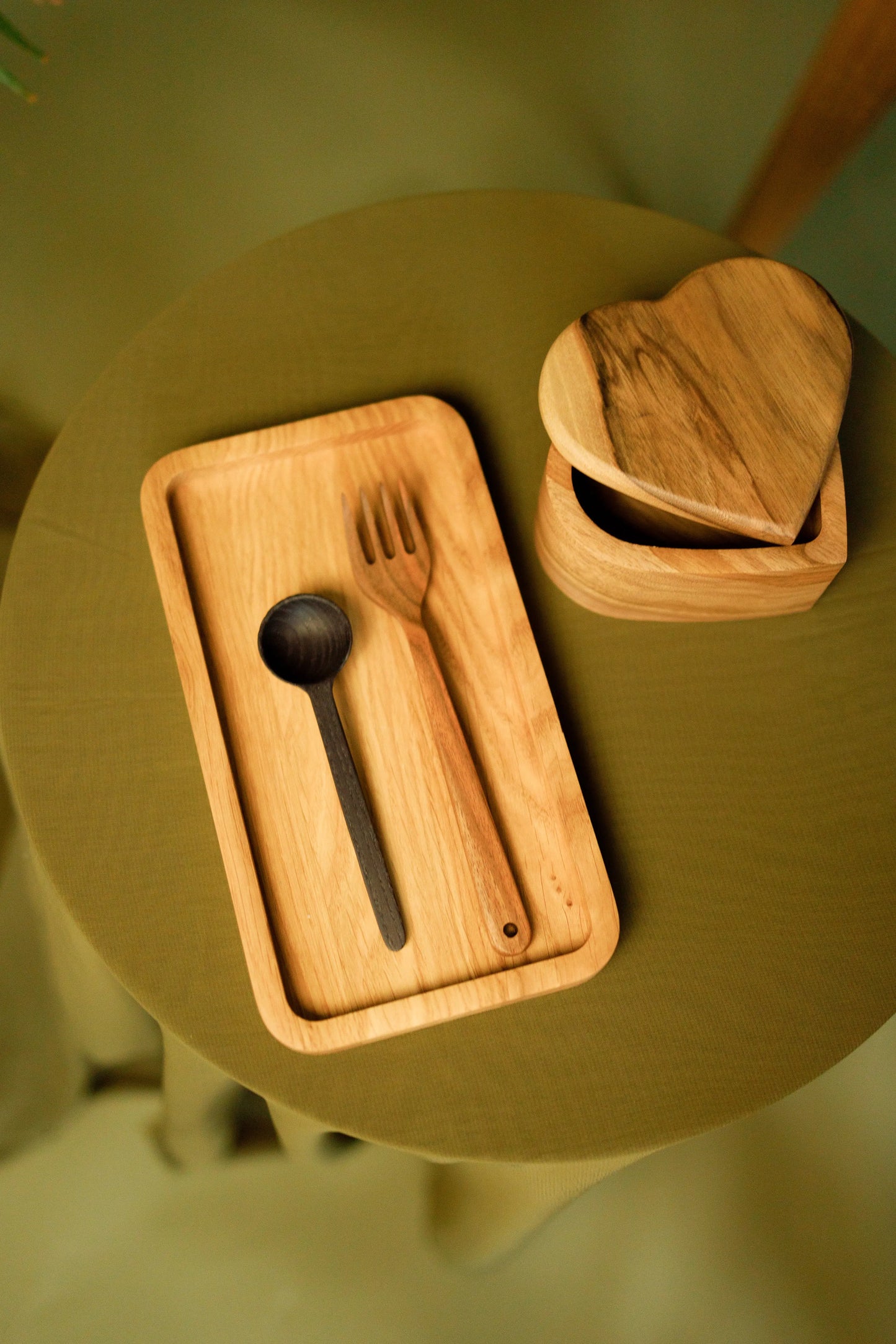 Que10 - plateau en chêne ou noyer Que du Bois Atelier