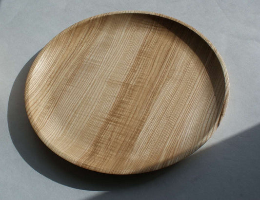 Q32 - assiette en bois de frêne, 30 cm Que du Bois Atelier