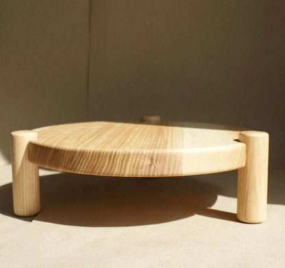 Homi - Plateau rond en chêne - Que du Bois Atelier