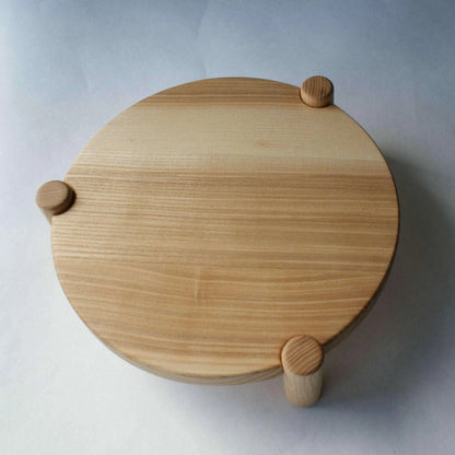 Homi - Plateau rond en chêne - Que du Bois Atelier