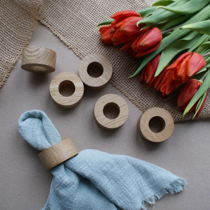 Q37 - lot de 6 de serviette en chêne Que du Bois Atelier