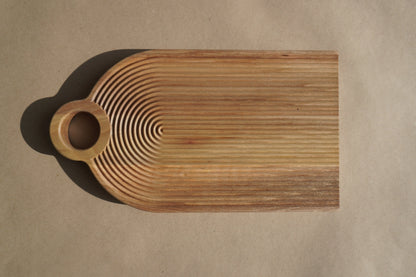 Q91 - Planche à Gnocchi en bois de noyer – 15x26x2 cm Que du Bois Atelier